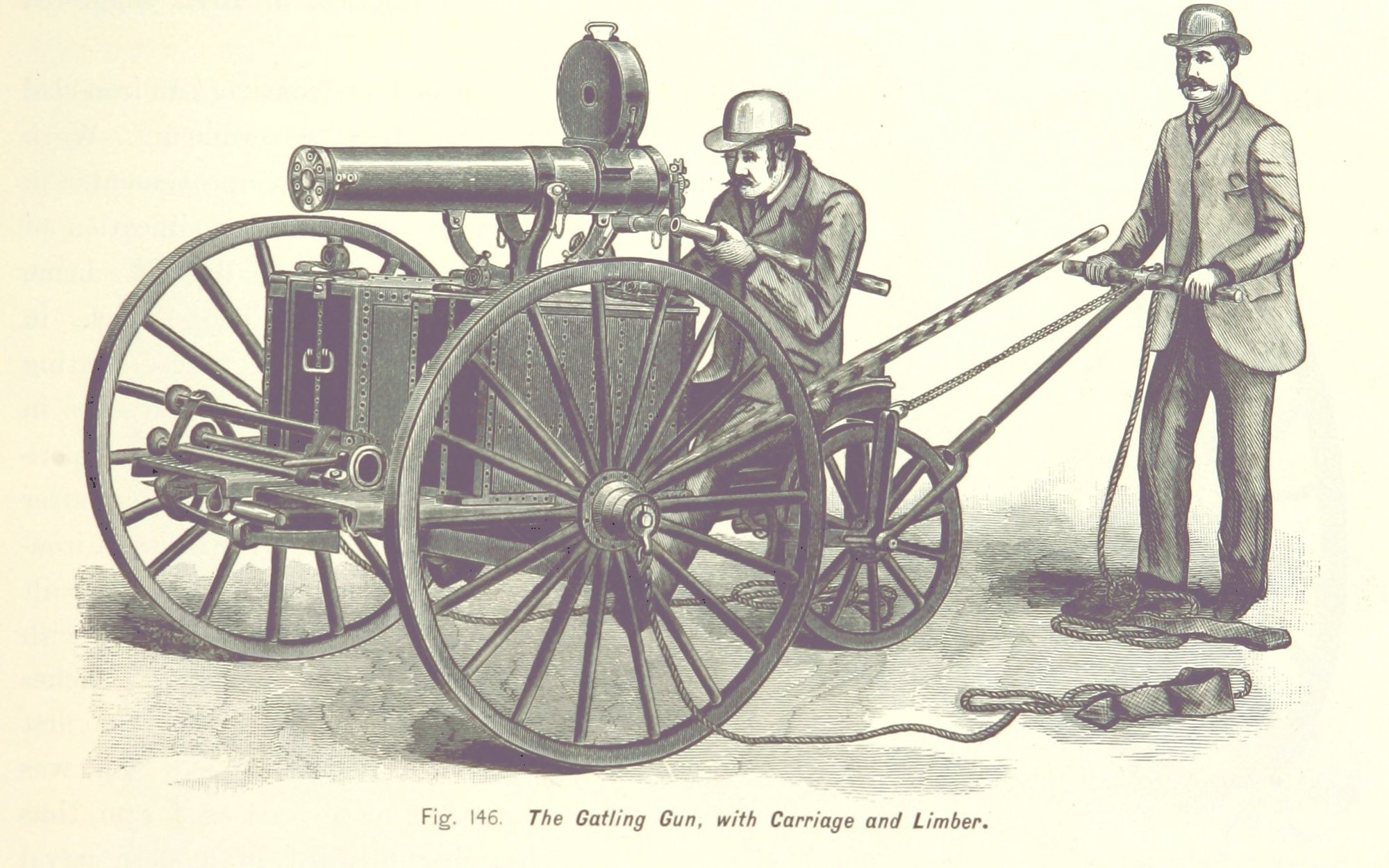 Gatling Gun, from the Collection of the British Library