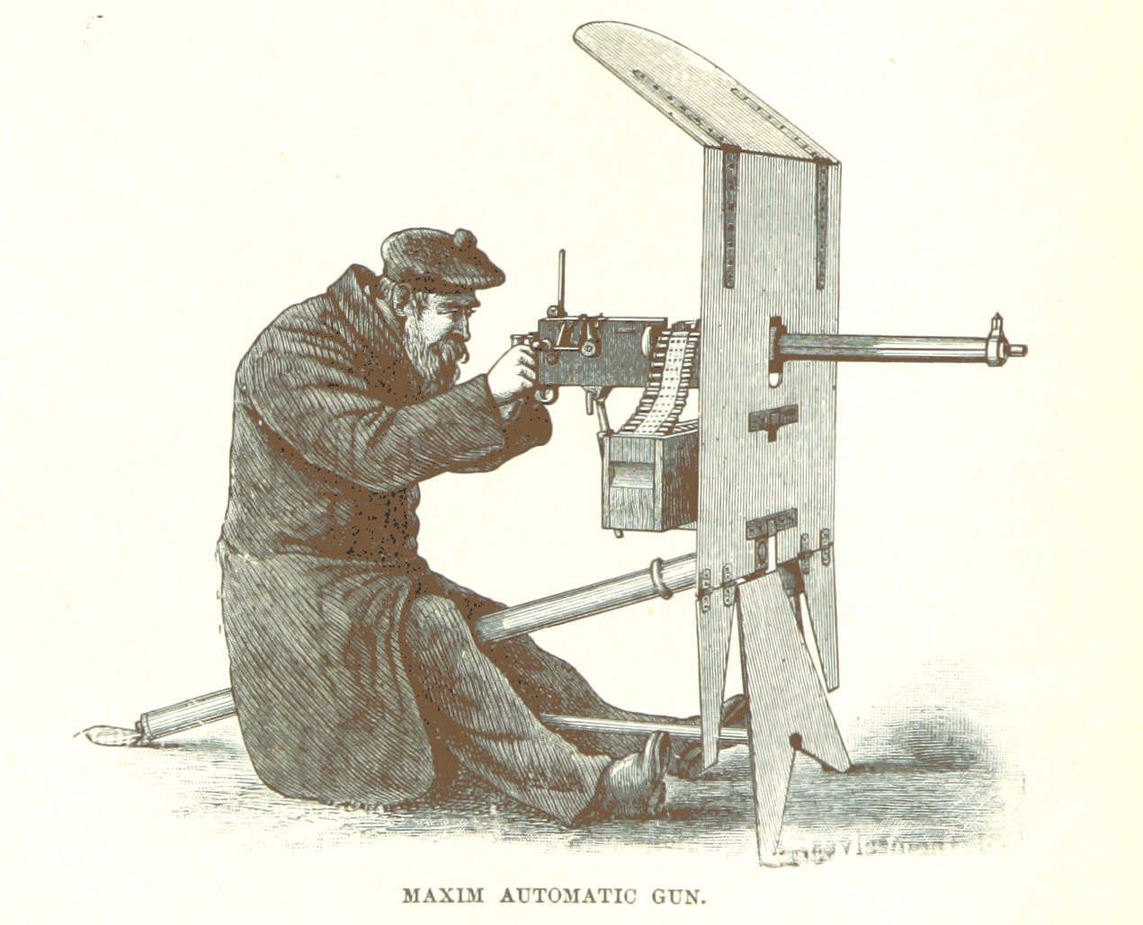 Maxim Gun, from the Collection of the British Library