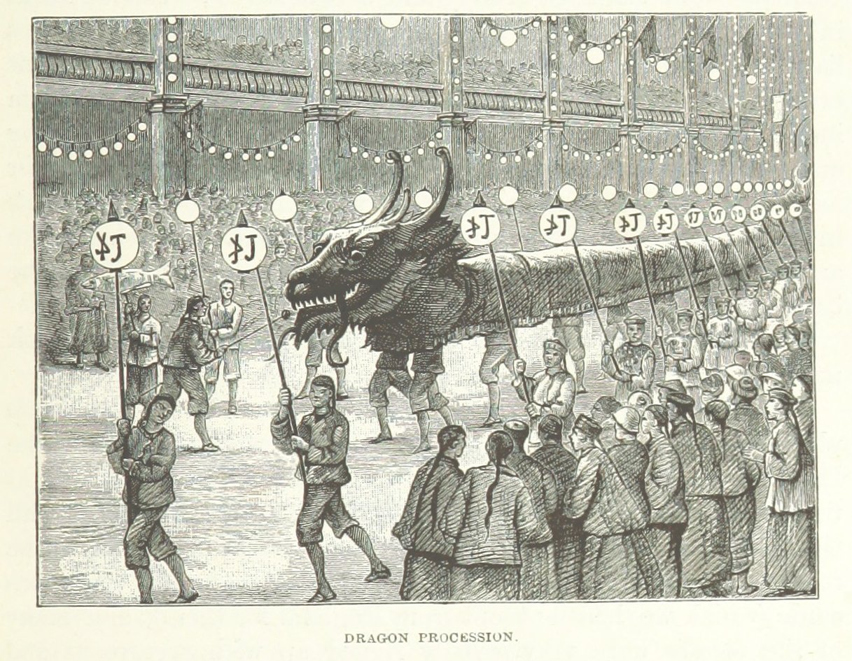 Chinese Dragons, from the Collection of the British Library
